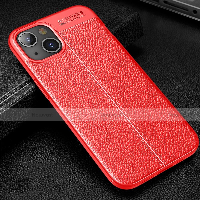 Soft Silicone Gel Leather Snap On Case Cover Z01 for Apple iPhone 13 Mini