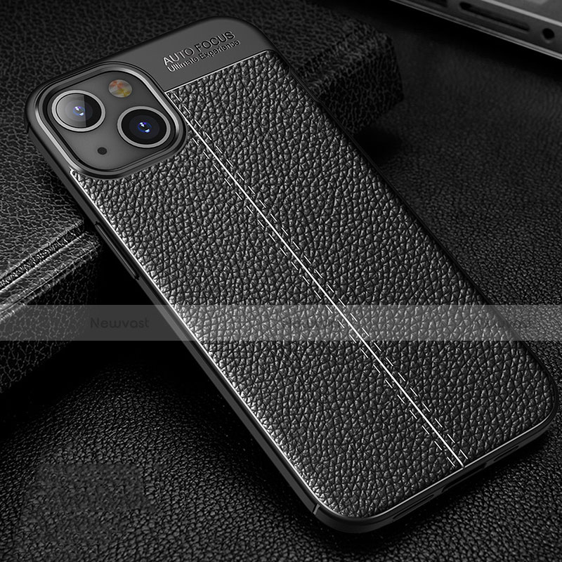 Soft Silicone Gel Leather Snap On Case Cover Z01 for Apple iPhone 14