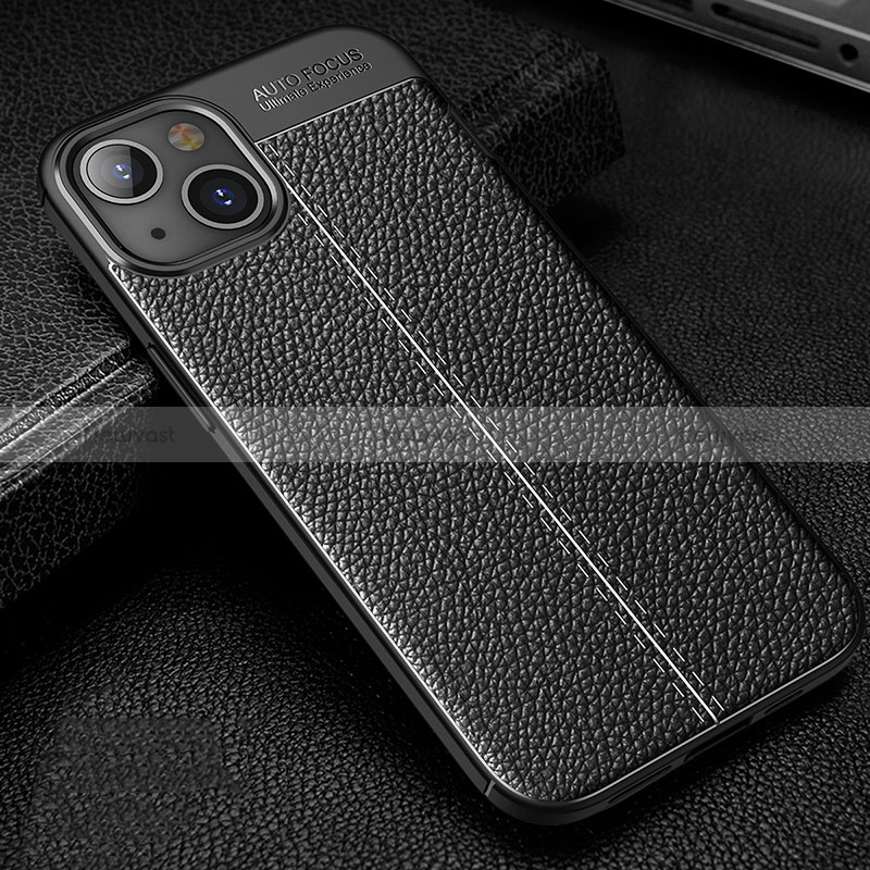 Soft Silicone Gel Leather Snap On Case Cover Z01 for Apple iPhone 15