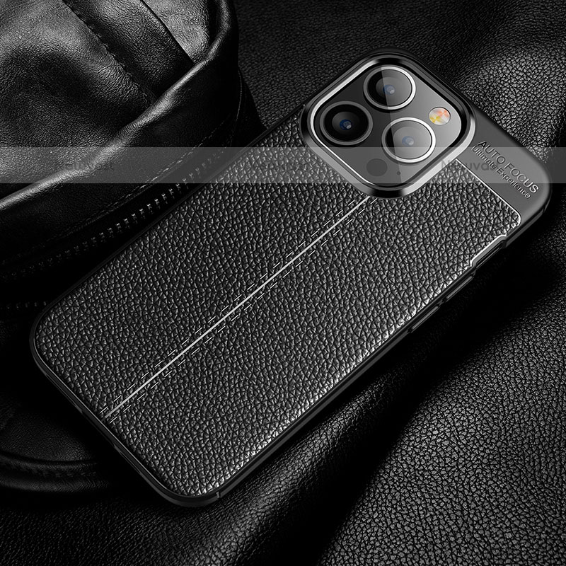 Soft Silicone Gel Leather Snap On Case Cover Z01 for Apple iPhone 16 Pro