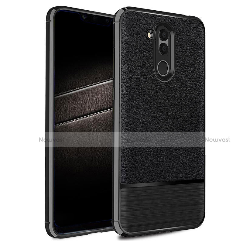 Soft Silicone Gel Leather Snap On Case for Huawei Mate 20 Lite