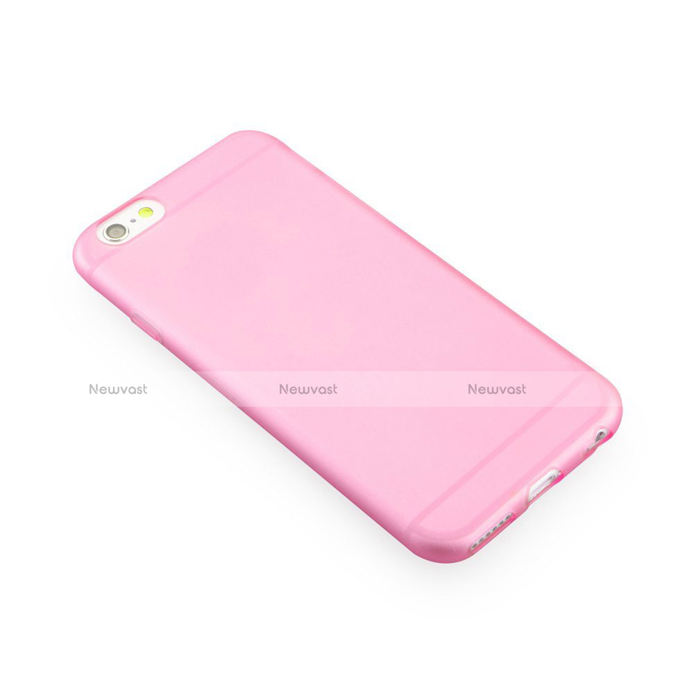 Soft Silicone Gel Matte Finish Case for Apple iPhone 6 Pink