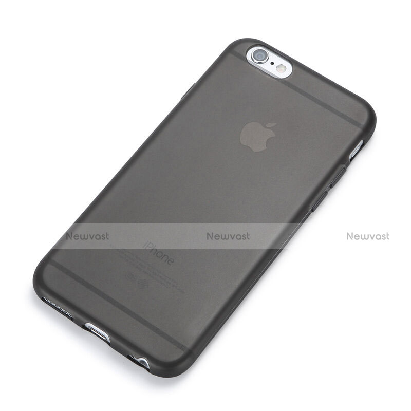 Soft Silicone Gel Matte Finish Cover for Apple iPhone 6 Gray