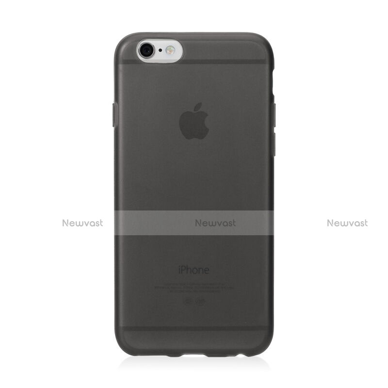 Soft Silicone Gel Matte Finish Cover for Apple iPhone 6 Plus Gray