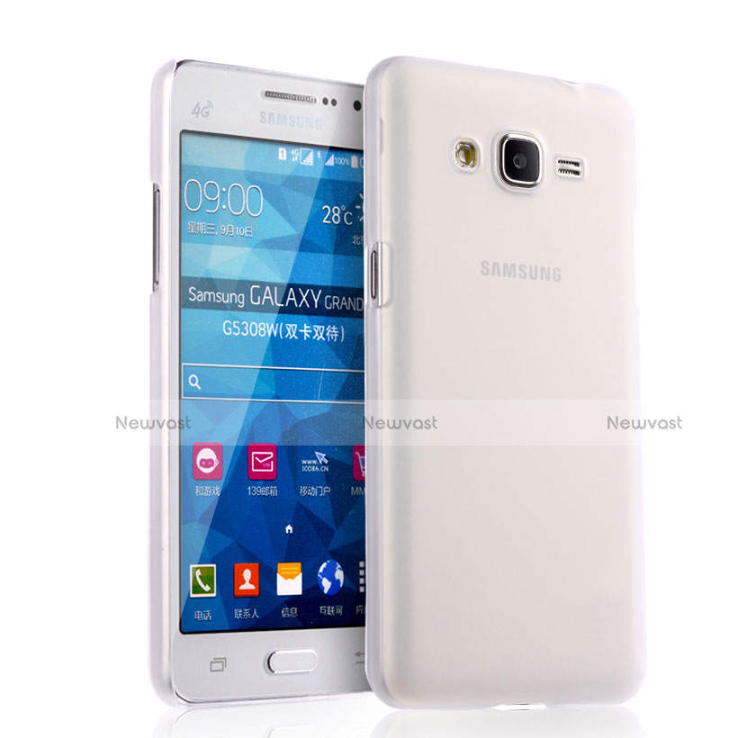 Soft Silicone Gel Matte Finish Cover for Samsung Galaxy Grand Prime 4G G531F Duos TV White