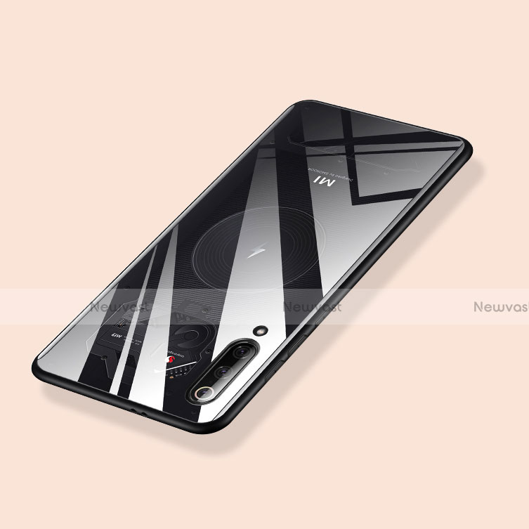 Soft Silicone Gel Mirror Case for Xiaomi Mi 9 Lite Black