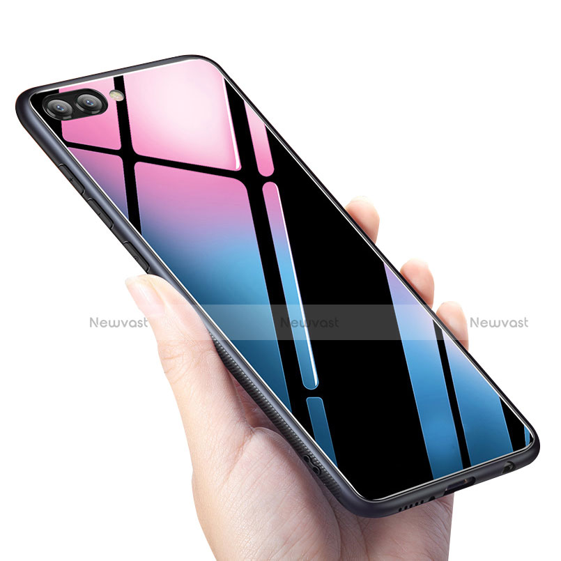 Soft Silicone Gel Mirror Case M02 for Huawei Honor View 10 Black