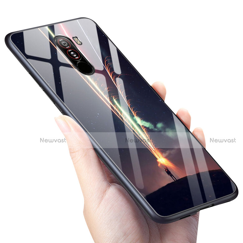 Soft Silicone Gel Mirror Case M02 for Xiaomi Pocophone F1 Black