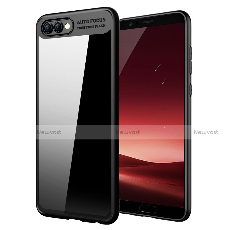 Soft Silicone Gel Mirror Case M05 for Huawei Honor V10 Black