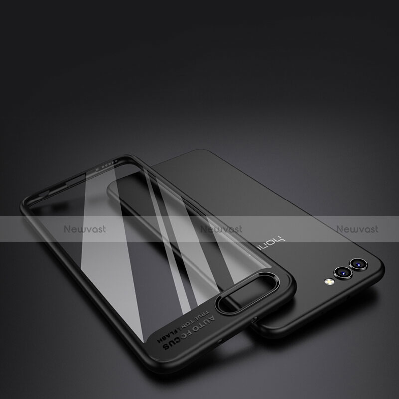 Soft Silicone Gel Mirror Case M05 for Huawei Honor V10 Black