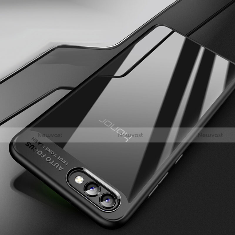 Soft Silicone Gel Mirror Case M05 for Huawei Honor V10 Black