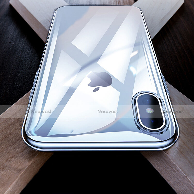 Soft Silicone Gel Mirror Cover for Apple iPhone Xs Clear