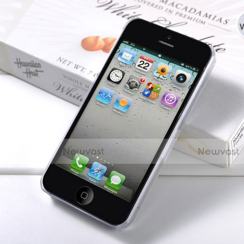 Soft Silicone Gel Transparent Matte Finish Case for Apple iPhone 4S White