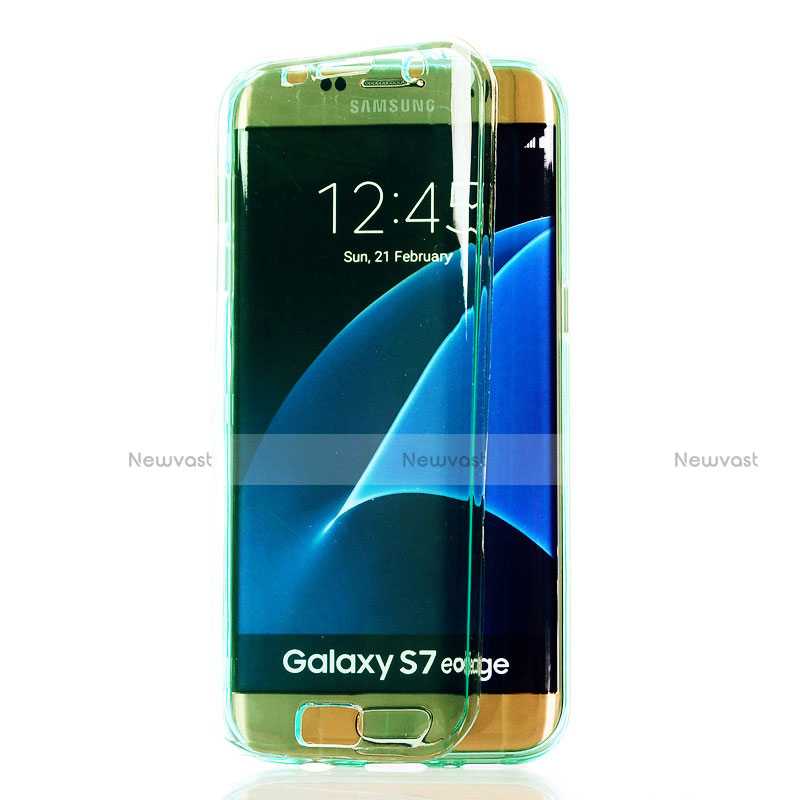 Soft Transparent Flip Case Cover for Samsung Galaxy S7 Edge G935F