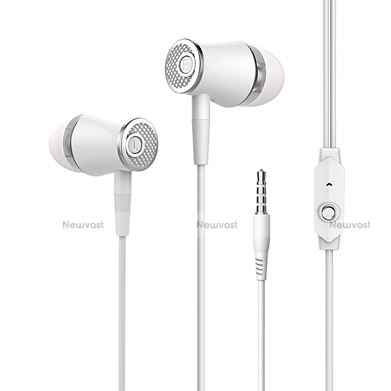 Sports Stereo Earphone Headphone In-Ear H06 White