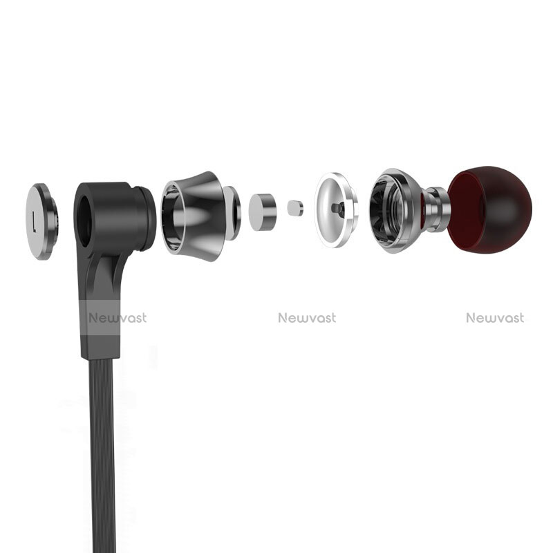 Sports Stereo Earphone Headphone In-Ear H12 Black