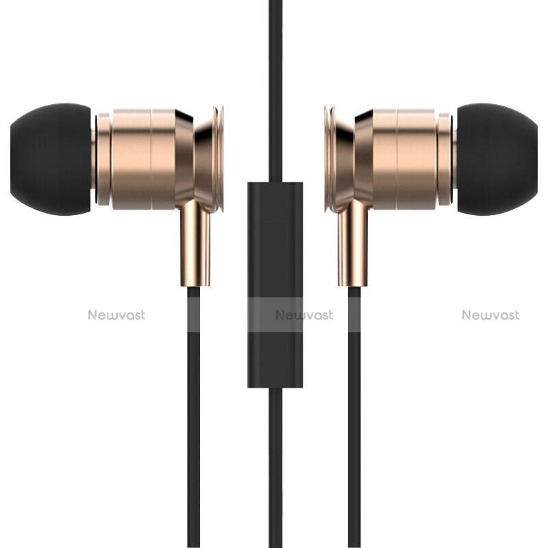 Sports Stereo Earphone Headphone In-Ear H14 Gold