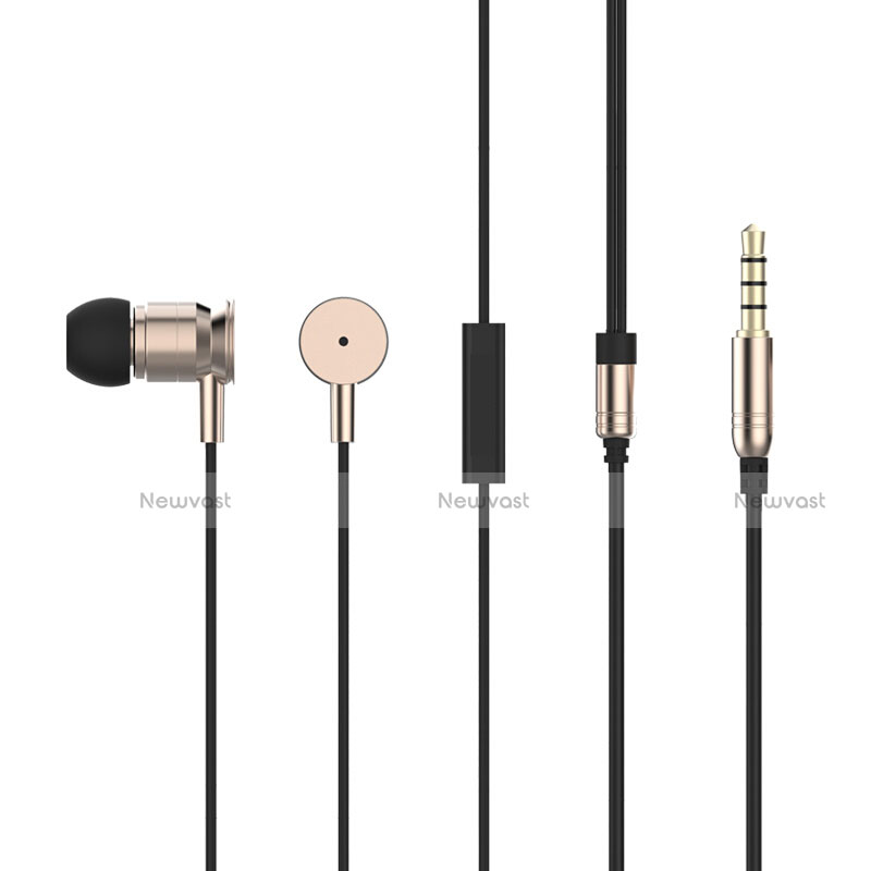 Sports Stereo Earphone Headphone In-Ear H14 Gold