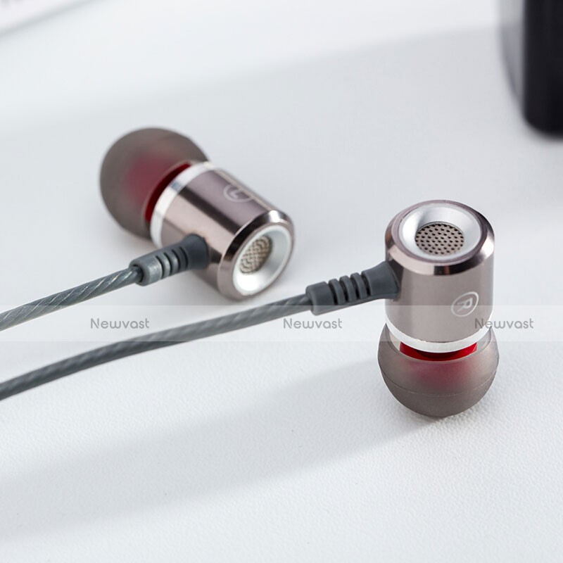 Sports Stereo Earphone Headphone In-Ear H25 Gray