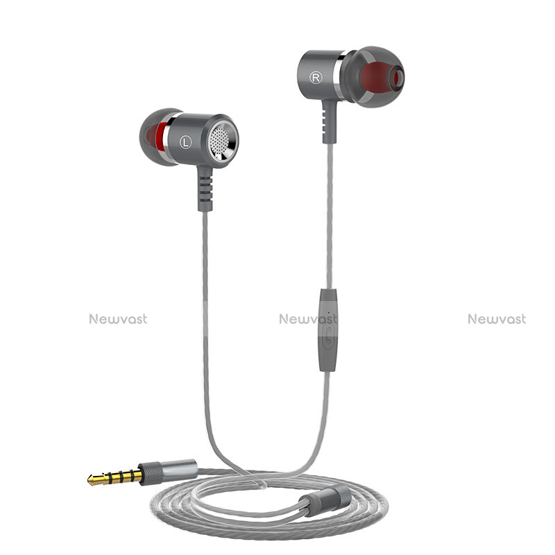 Sports Stereo Earphone Headphone In-Ear H25 Gray