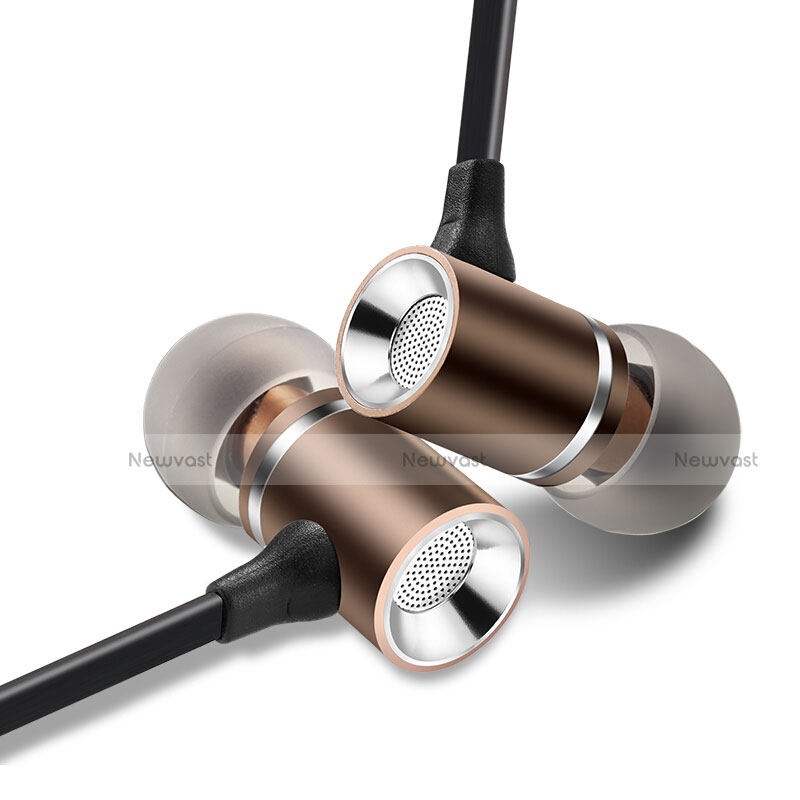 Sports Stereo Earphone Headphone In-Ear H29 Brown