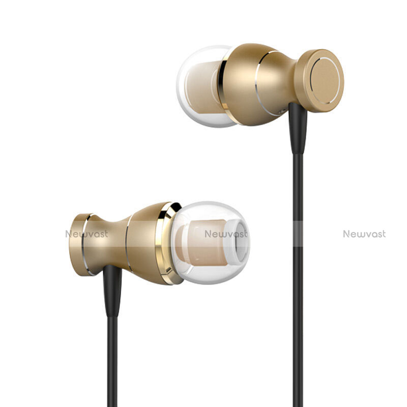 Sports Stereo Earphone Headphone In-Ear H34 Gold