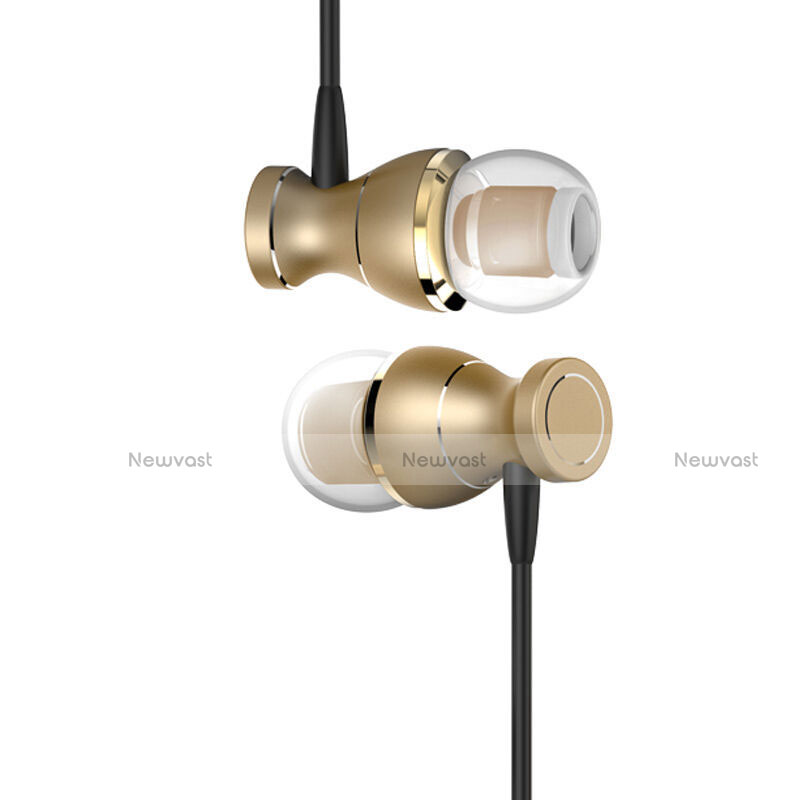 Sports Stereo Earphone Headphone In-Ear H34 Gold