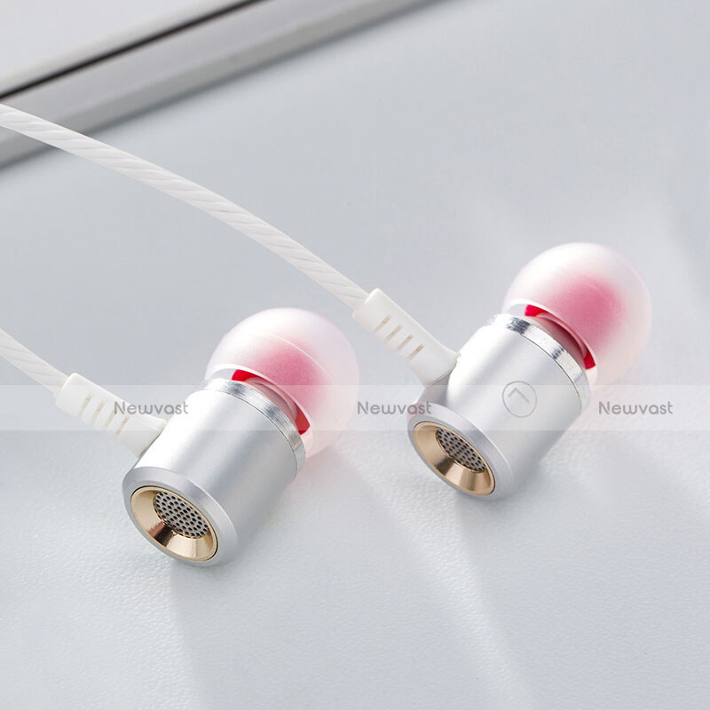 Sports Stereo Earphone Headset In-Ear H25 Silver