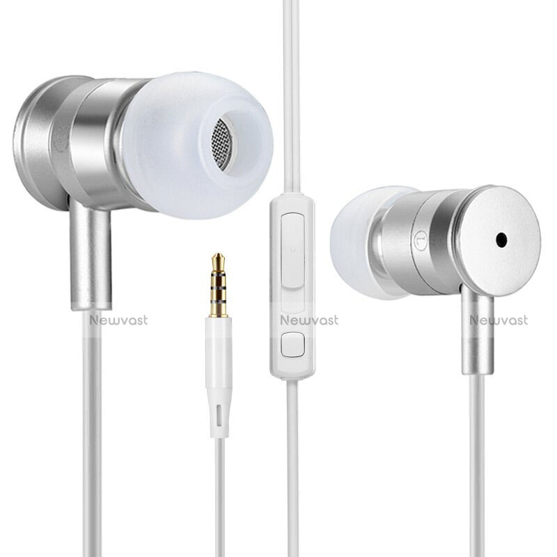 Sports Stereo Earphone Headset In-Ear H31 Silver