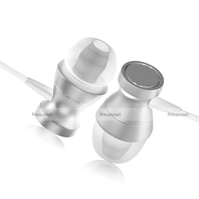 Sports Stereo Earphone Headset In-Ear H34 Silver