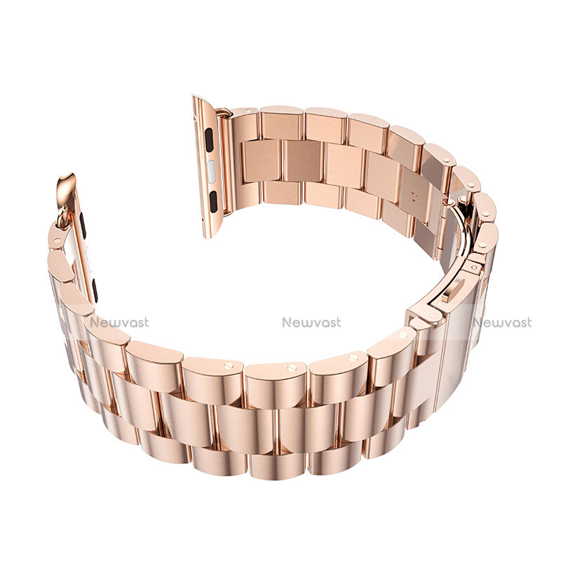 Stainless Steel Bracelet Band Strap for Apple iWatch 4 40mm Rose Gold