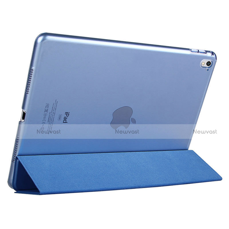 Stands Flip Cover Leather Case for Apple iPad Pro 9.7 Blue