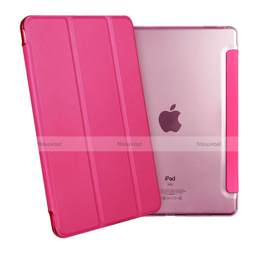 Stands Flip Cover Leather Case for Apple iPad Pro 9.7 Hot Pink