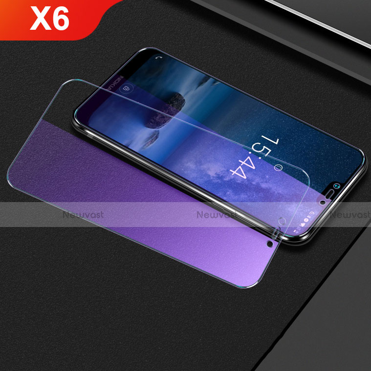 Tempered Glass Anti Blue Light Screen Protector Film B01 for Nokia X6 Clear