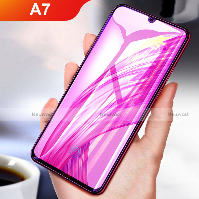 Tempered Glass Anti Blue Light Screen Protector Film B02 for Oppo A7 Clear