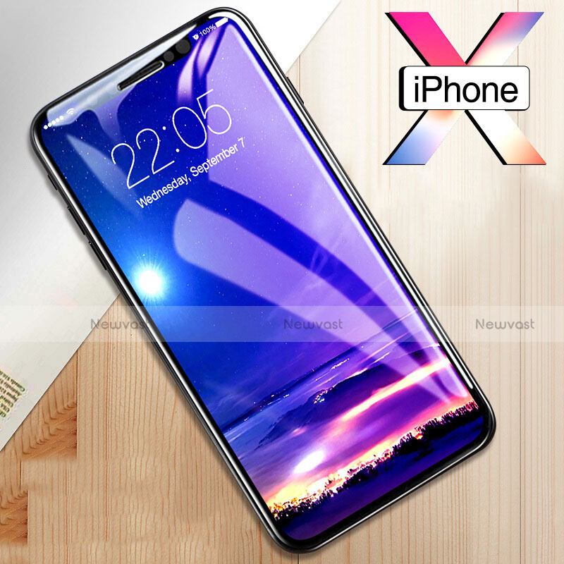 Tempered Glass Anti Blue Light Screen Protector Film for Apple iPhone Xs Max Blue