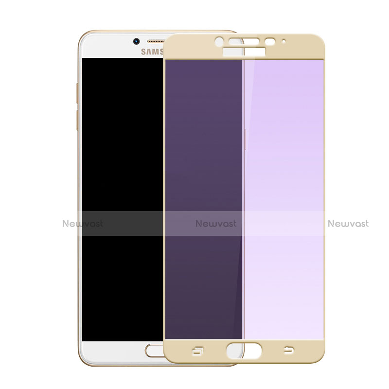 Tempered Glass Anti Blue Light Screen Protector Film for Samsung Galaxy C9 Pro C9000 Blue