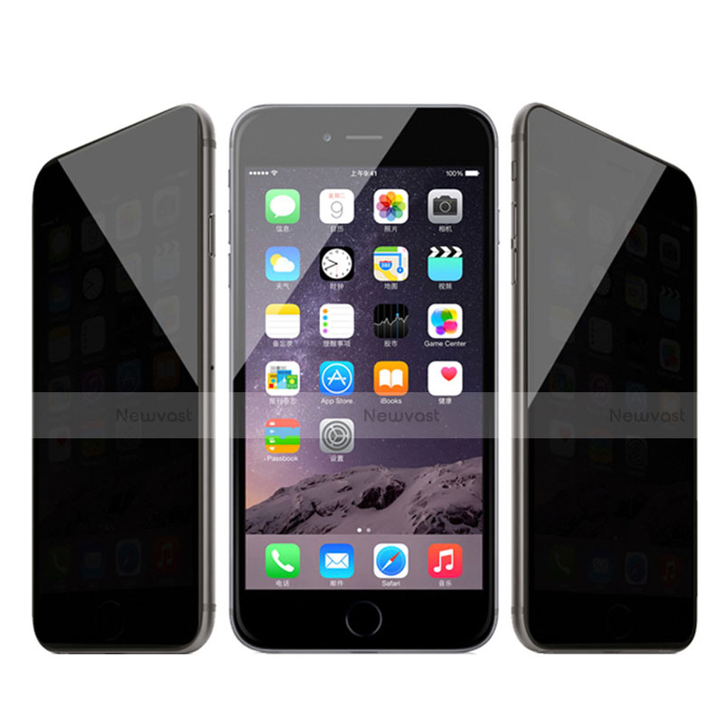 Tempered Glass Anti-Spy Screen Protector Film for Apple iPhone 6S Plus Black