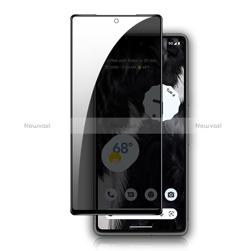 Tempered Glass Anti-Spy Screen Protector Film for Google Pixel 6 5G Clear