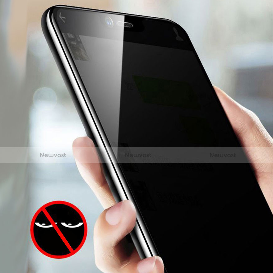 Tempered Glass Anti-Spy Screen Protector Film for Huawei Honor 20S Black