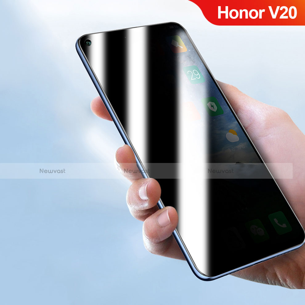 Tempered Glass Anti-Spy Screen Protector Film for Huawei Honor V20 Clear