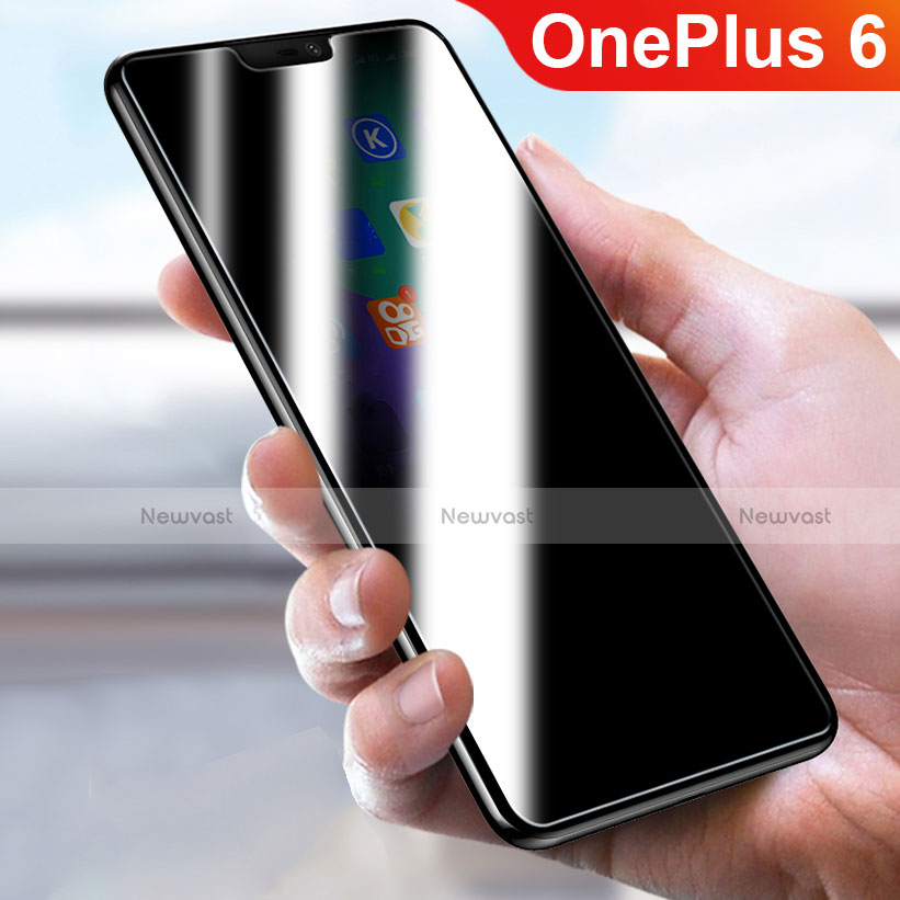 Tempered Glass Anti-Spy Screen Protector Film for OnePlus 6 Clear