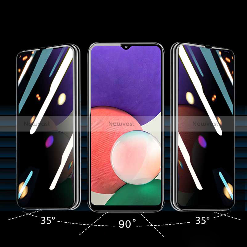 Tempered Glass Anti-Spy Screen Protector Film for Oppo A17K Clear