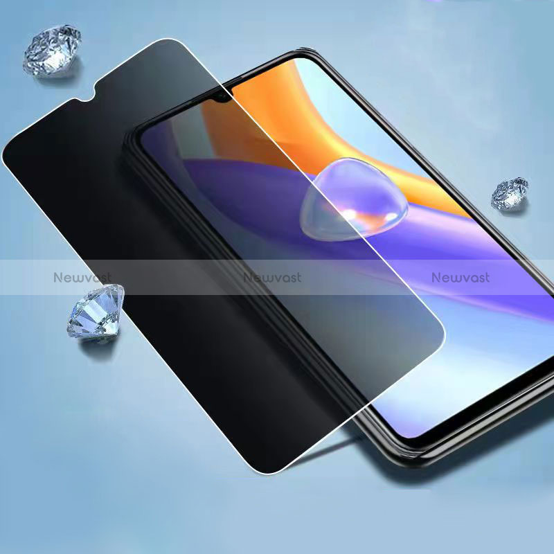 Tempered Glass Anti-Spy Screen Protector Film for Realme C25Y India Clear