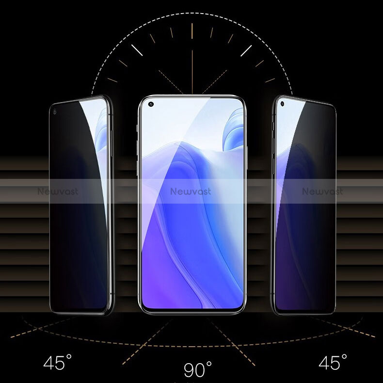 Tempered Glass Anti-Spy Screen Protector Film for Xiaomi Redmi Note 9 5G Clear