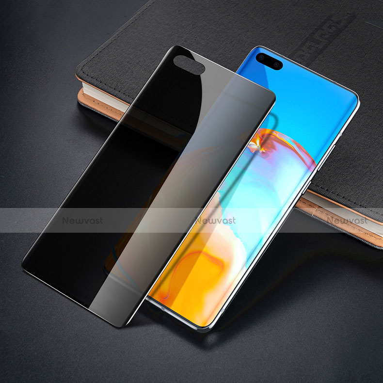 Tempered Glass Anti-Spy Screen Protector Film M01 for Huawei Mate 40 Pro Clear