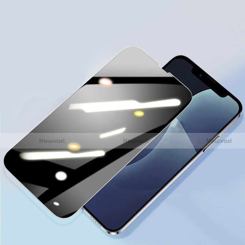 Tempered Glass Anti-Spy Screen Protector Film M09 for Apple iPhone 15 Plus Clear