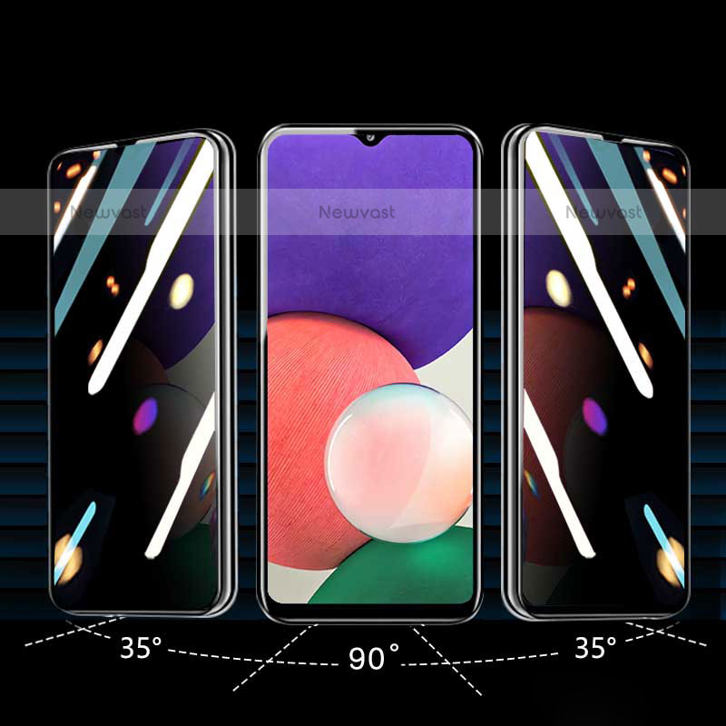 Tempered Glass Anti-Spy Screen Protector Film S01 for Oppo A55 5G Clear