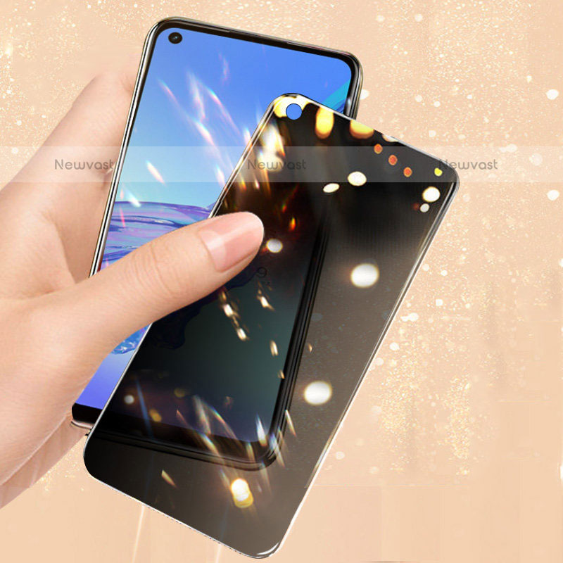 Tempered Glass Anti-Spy Screen Protector Film S01 for Oppo A55S 5G Clear