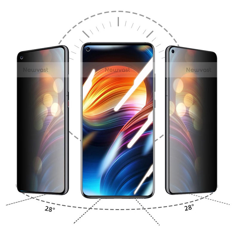 Tempered Glass Anti-Spy Screen Protector Film S01 for Oppo A93 5G Clear